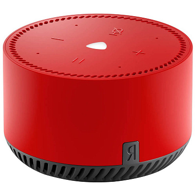 Умная колонка Яндекс Станция Лайт с Алисой красный